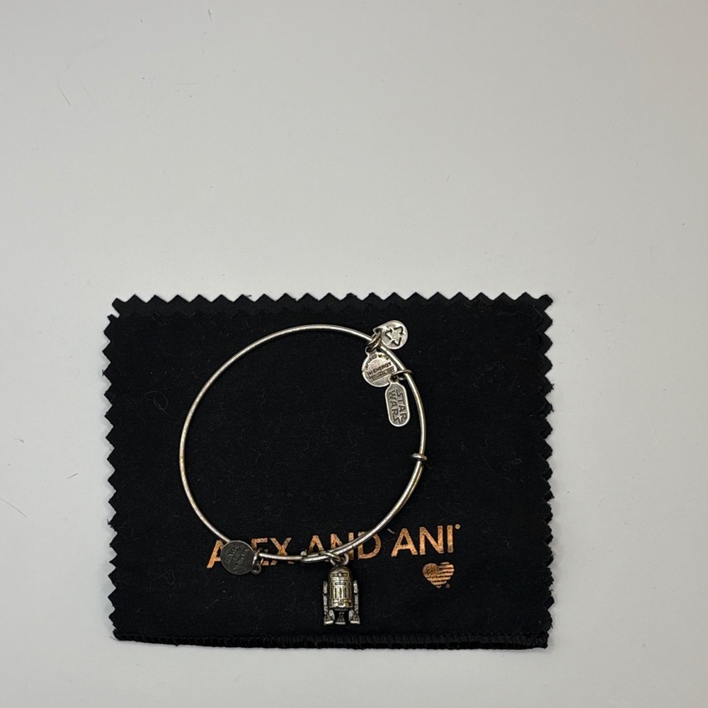 Alex and Ani Star Wars R2-D2 Silver Charm Bracelet